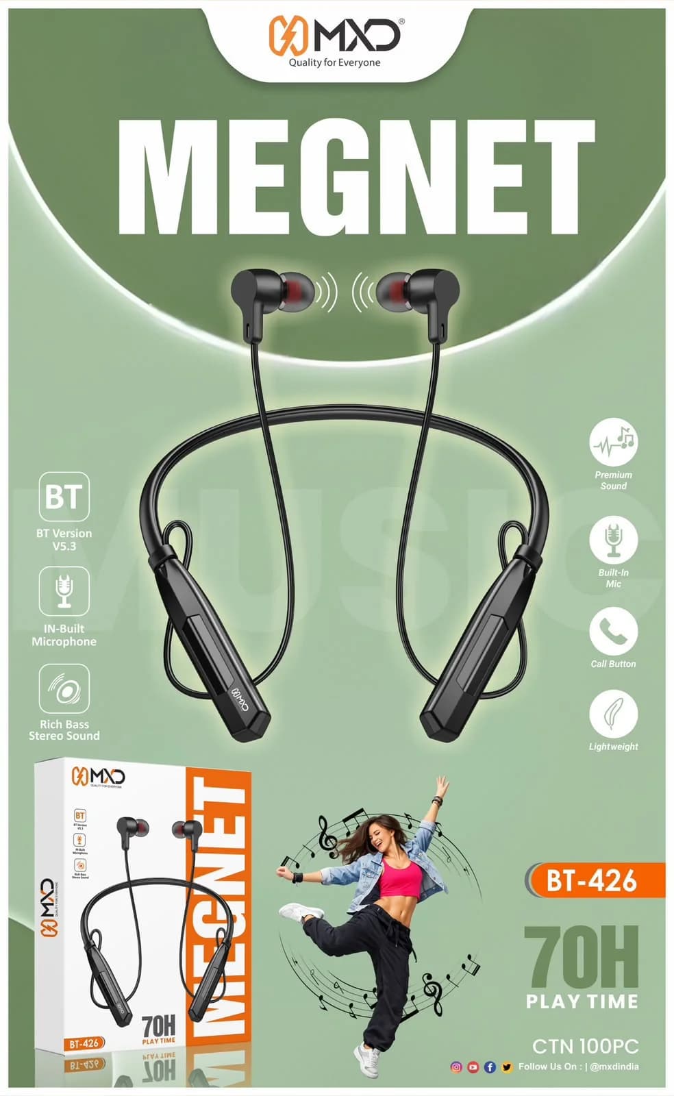 Megnet Neckband