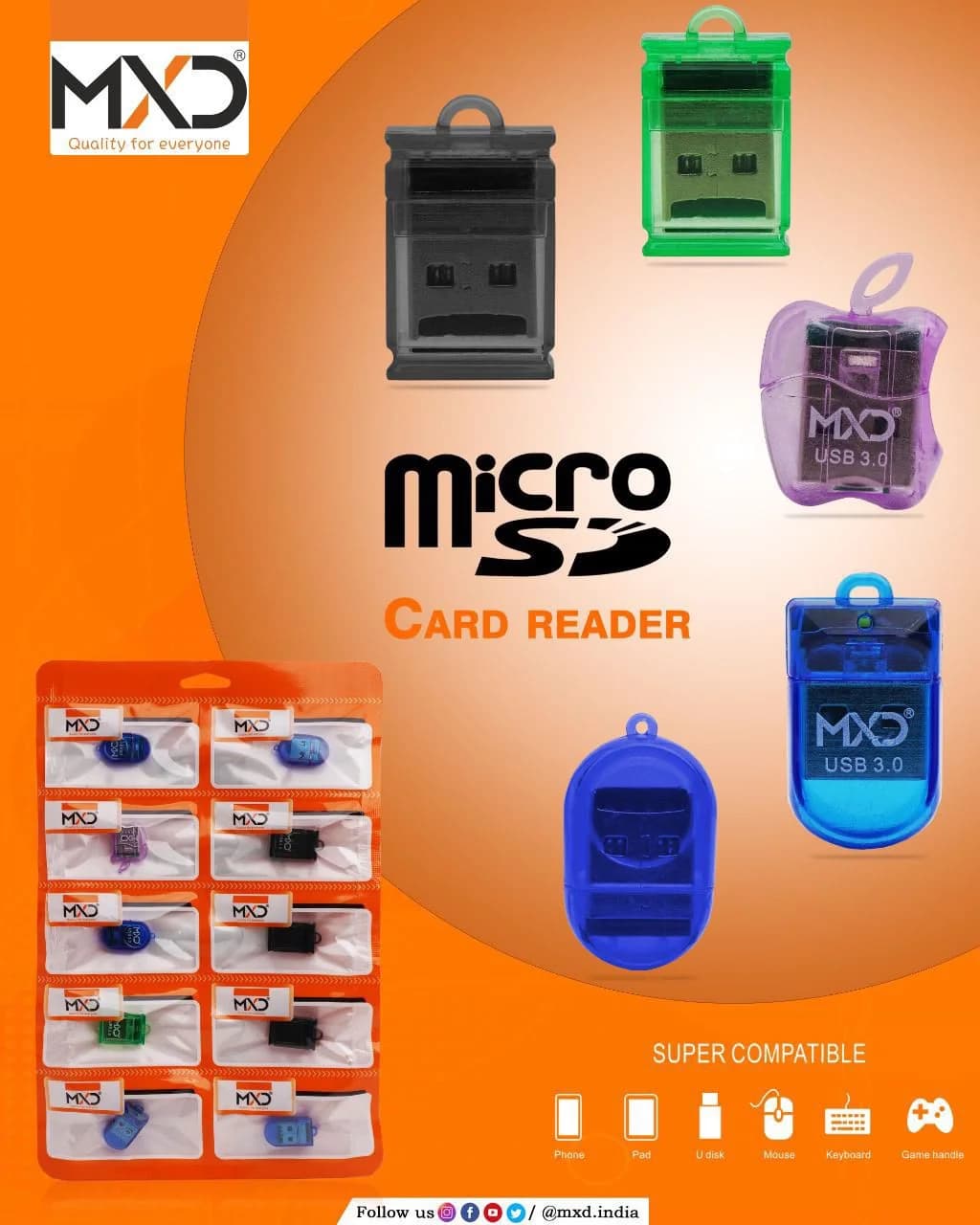 Micro SD Card Reader (USB 3.0)