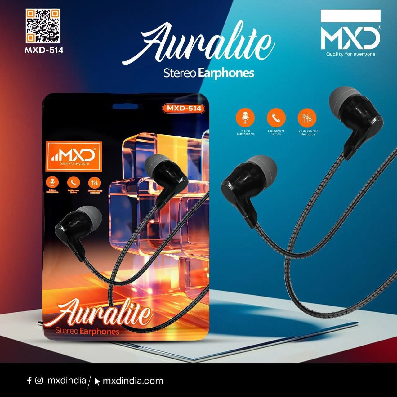 Auralite Stereo Earphones