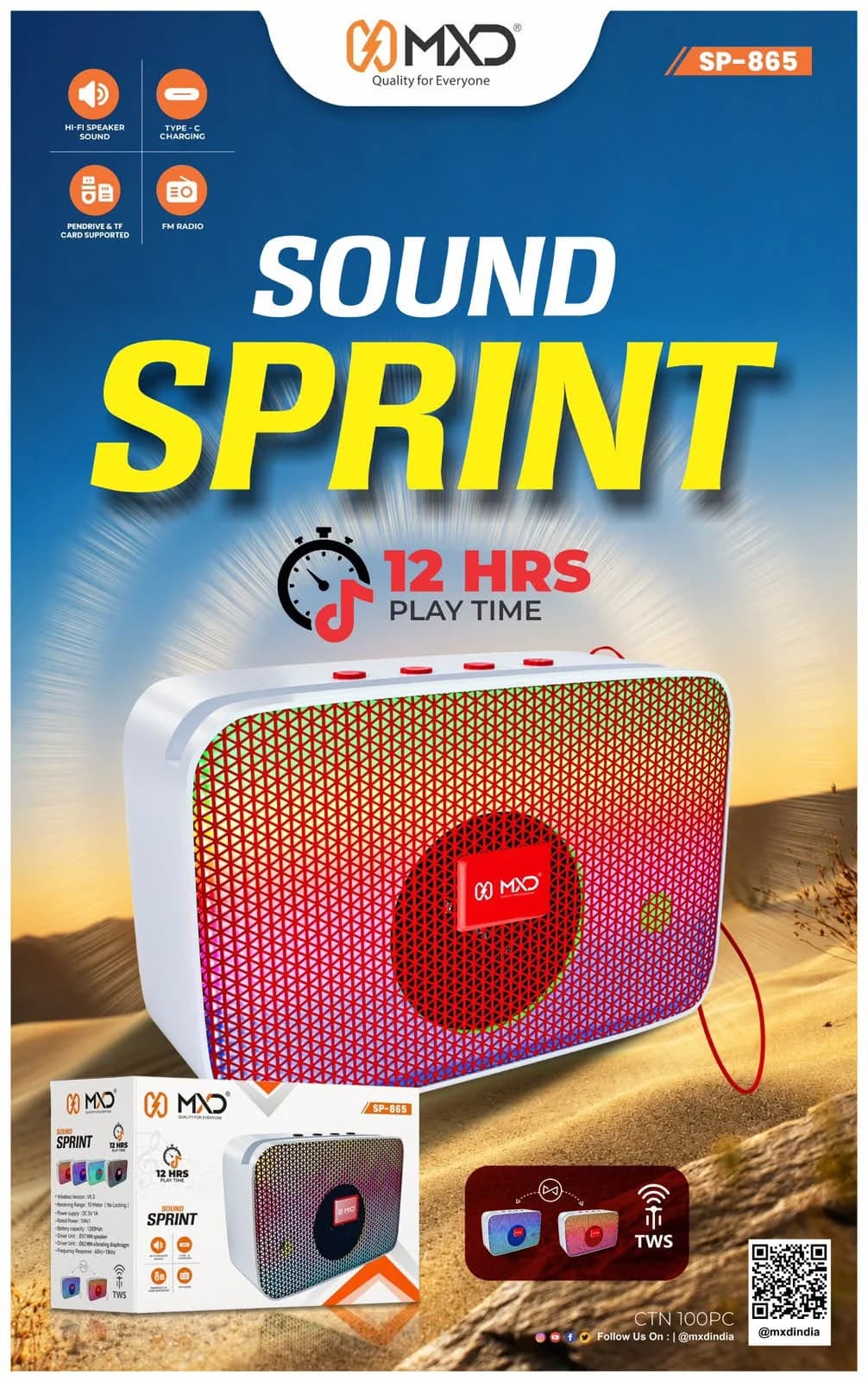 Sound Sprint Bluetooth Speaker